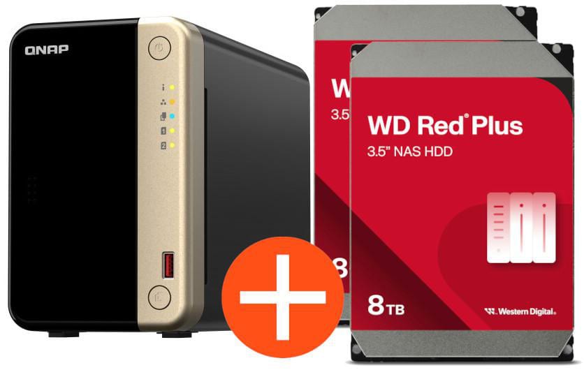 QNAP TS-264-8G NAS-Server mit 2 Laufwerksschächten, 8 GB, 2,5 Gigabit-Ethernet - Bild 12