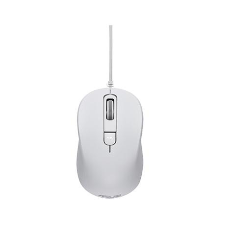 ASUS MU101C Maus Weiß kabelgebunden für Links- & Rechtshänder