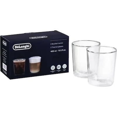 Delonghi DLSC31 Thermogläser Kaltgetränke Medium Transparent 2er Set