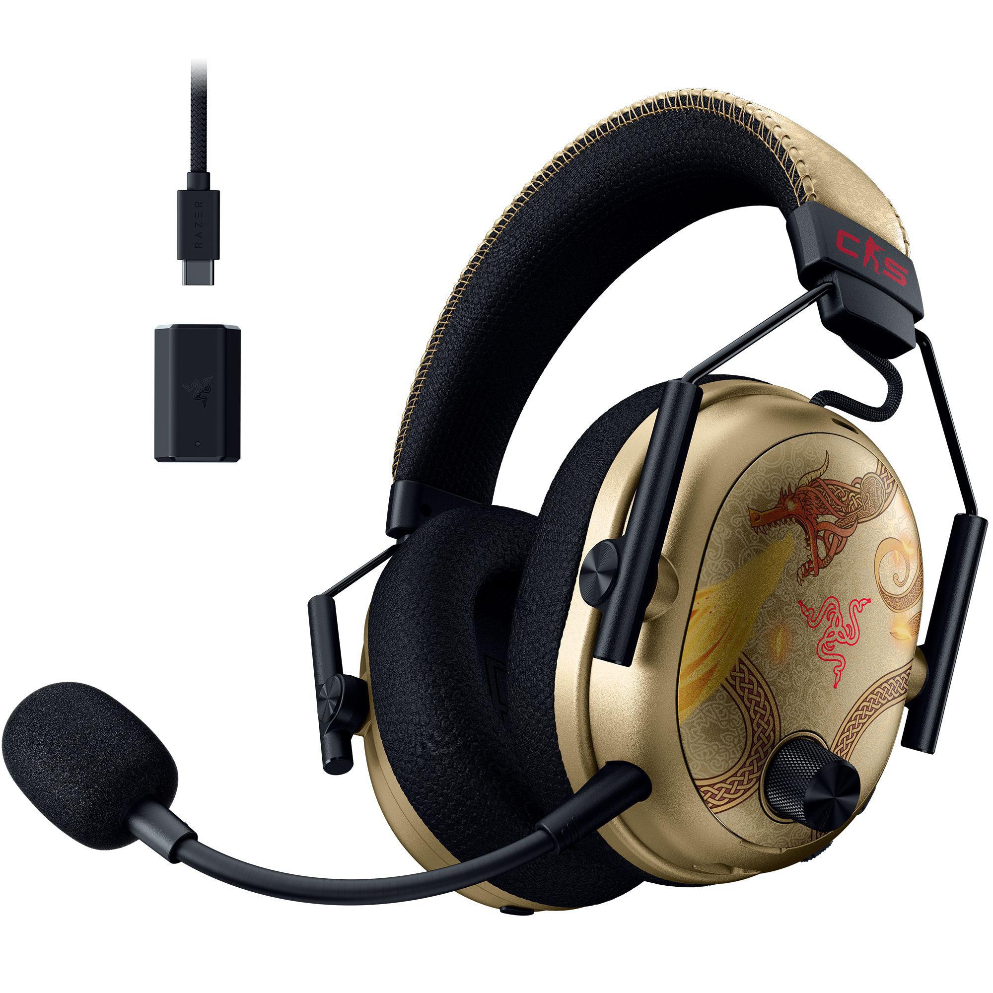 RAZER Blackshark V3 Pro Counter-Strike Edition, Kabelloses Gaming Headset | PC-Series, Hybrid ANC, 2.4Ghz, Bluetooth, USB-C, 3.5 mm Klinke