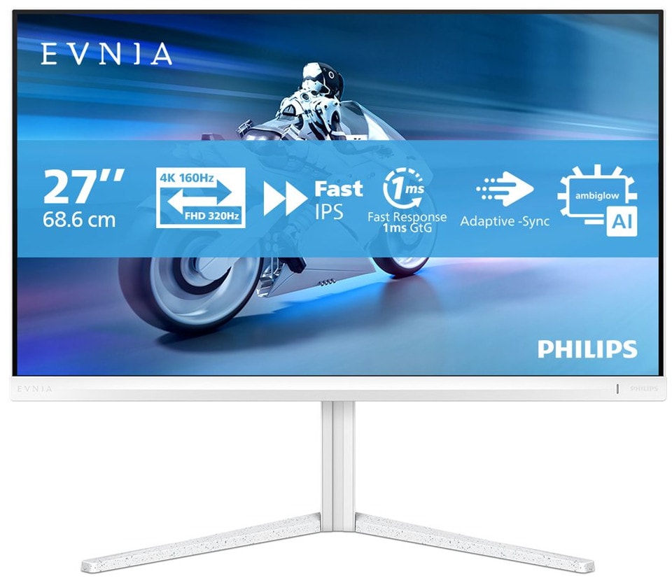Philips Evnia 27M2N5901A 27 Zoll 4K (UHD) Fast IPS Panel 16:9 160 Hz Dual Mode Gaming Monitor