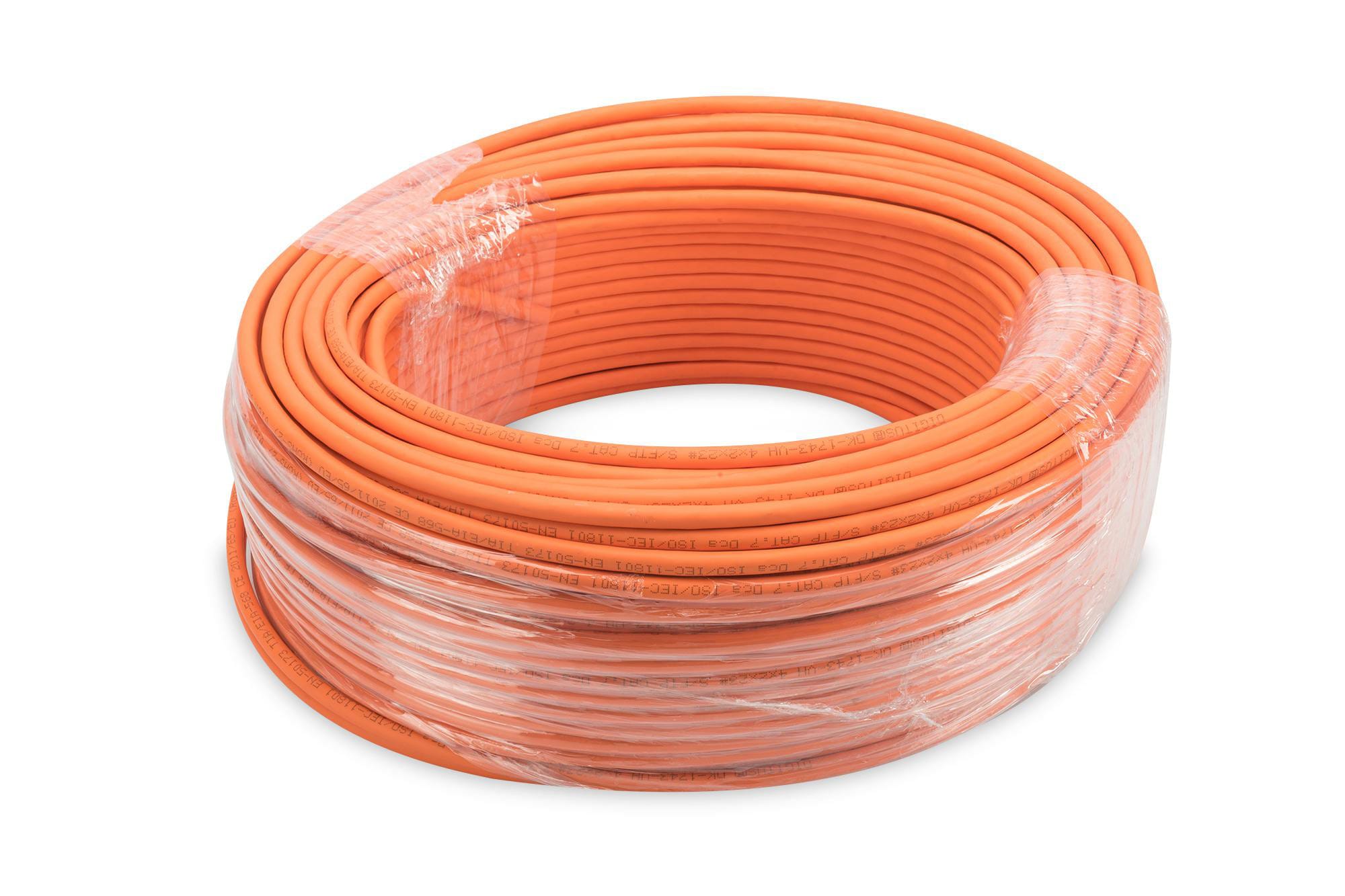 DIGITUS CAT 7 S/FTP Verlegekabel Duplex, Dca-s2, d1, a1, 100 m Image