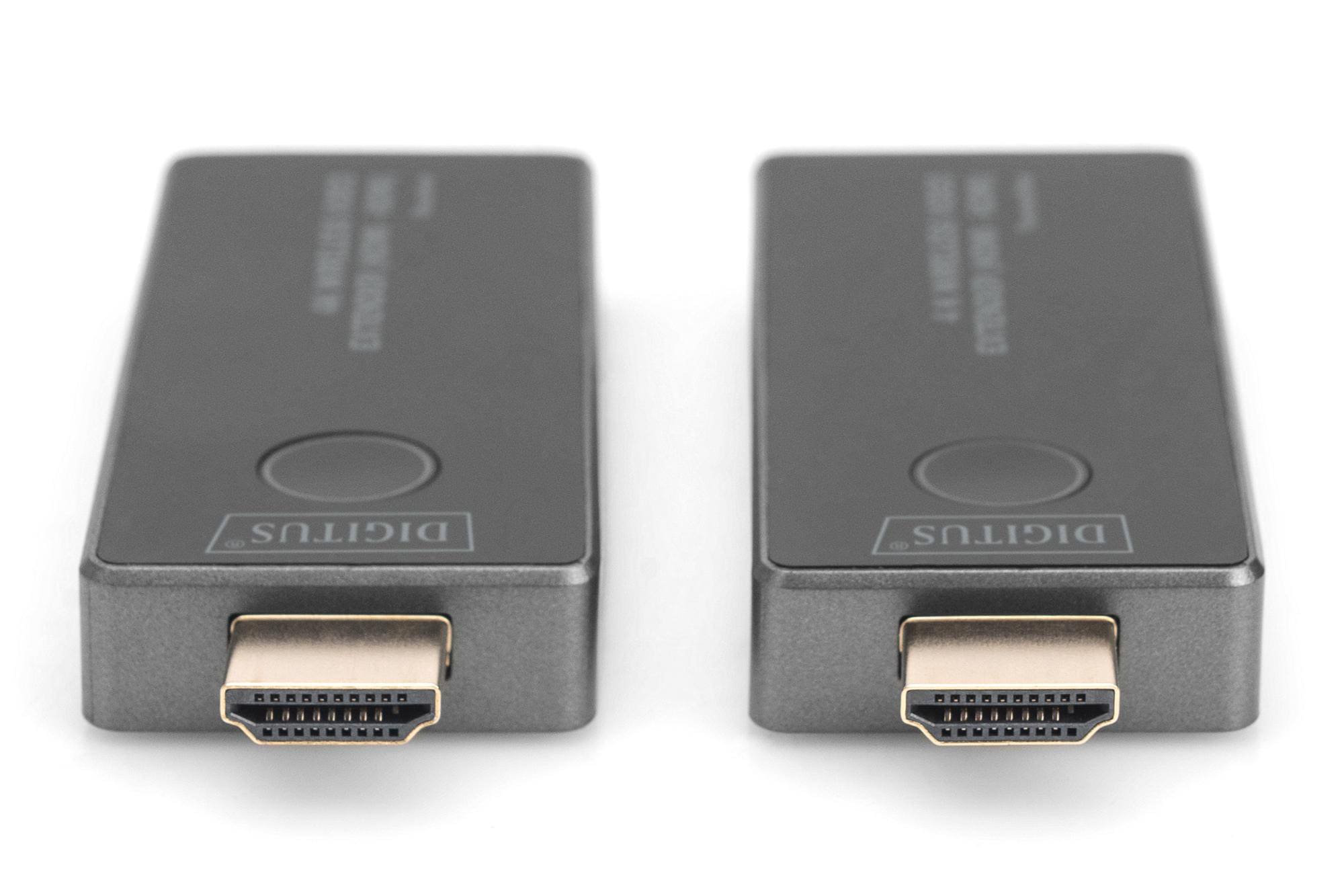DIGITUS 4K Wireless HDMI Extender Set, 30 m, 4K/30Hz grau