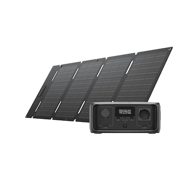 EcoFlow RIVER 3 UPS Tragbare Powersation 245Wh 300W  + 45W Solarpanel (Type C)