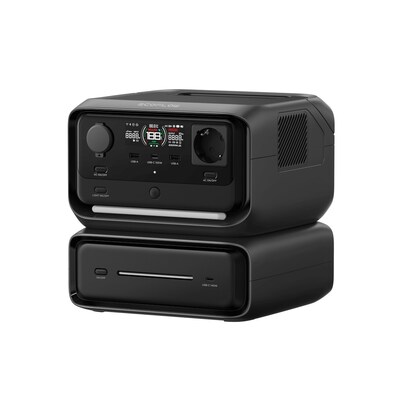 Ecoflow River 3 Max Tragbare Powerstation 572Wh 600W