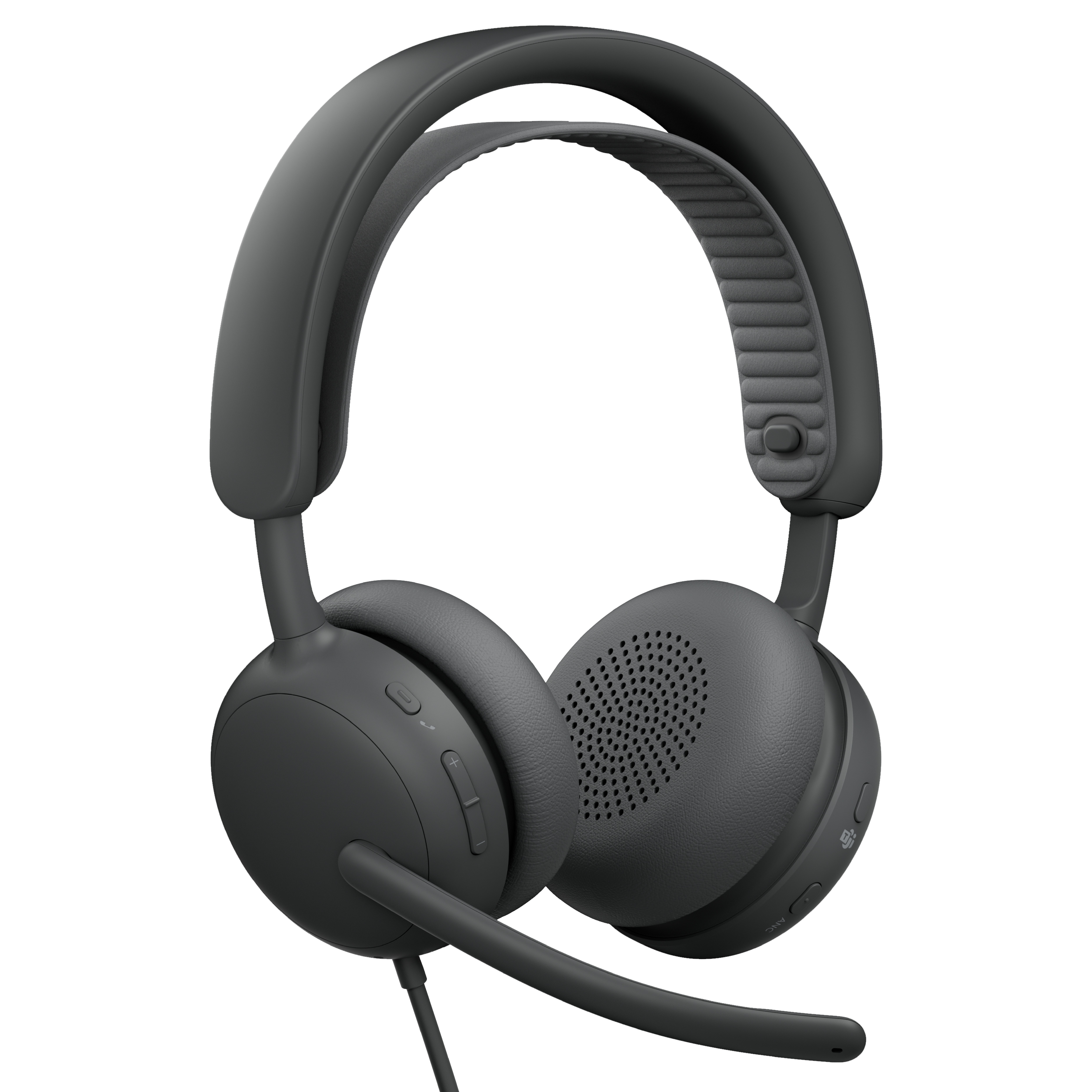 Logitech Zone Wired 2 for Business Grafit, Kabelgebundenes USB-Headset mit adaptiver Hybrid-ANC, Mikrofon mit Geräuschunterdrückung, Microsoft Teams zertifiziert