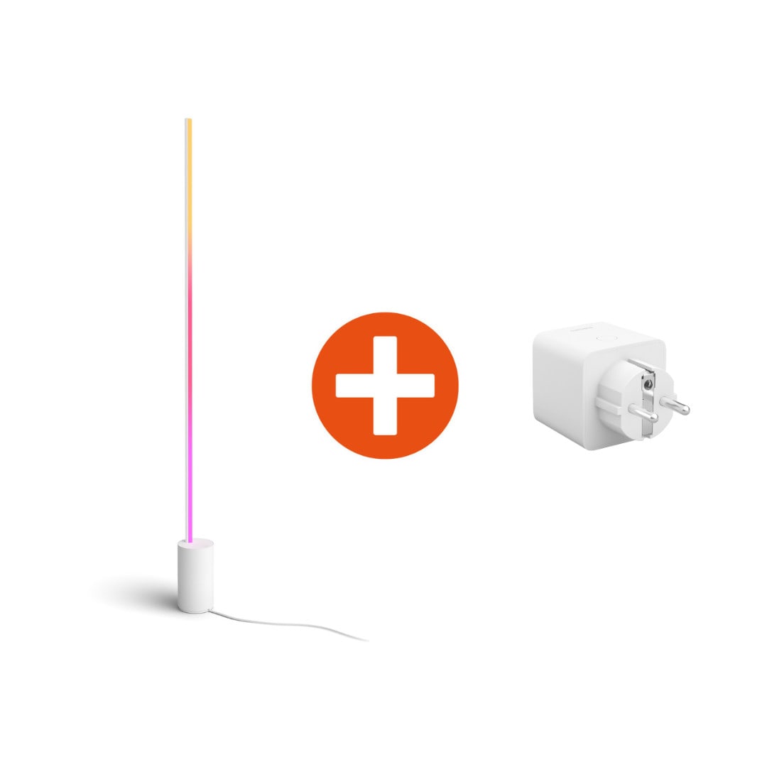 Philips Hue gradient Signe floor lamp - white and coloured light - white - Bild 8