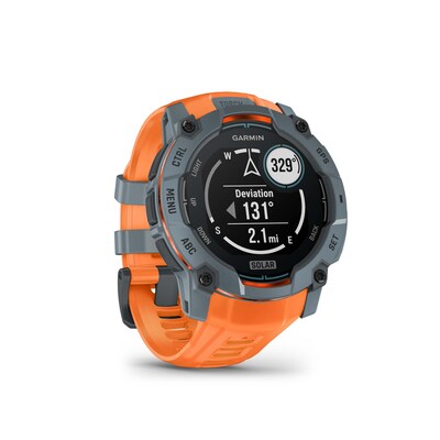 Image of Garmin Instinct® 3 Solar 50mm Twilight mit Silikon-Wechselarmband 26 mm Solstice