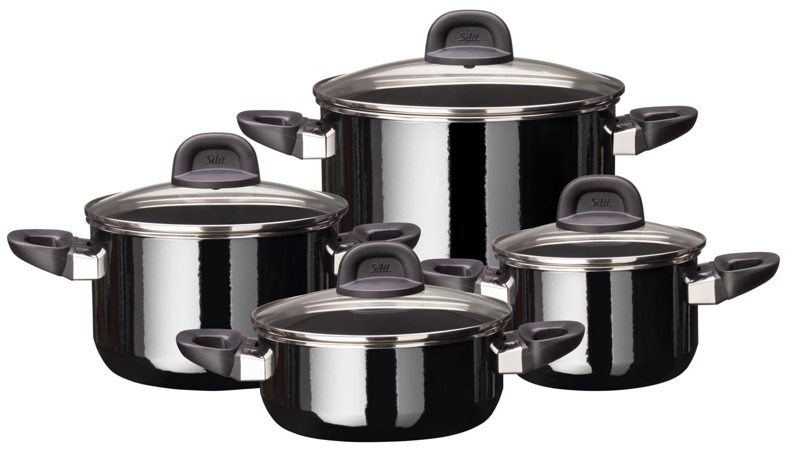 Silit Silargan® Modesto Topf-Set 4-teilig Black