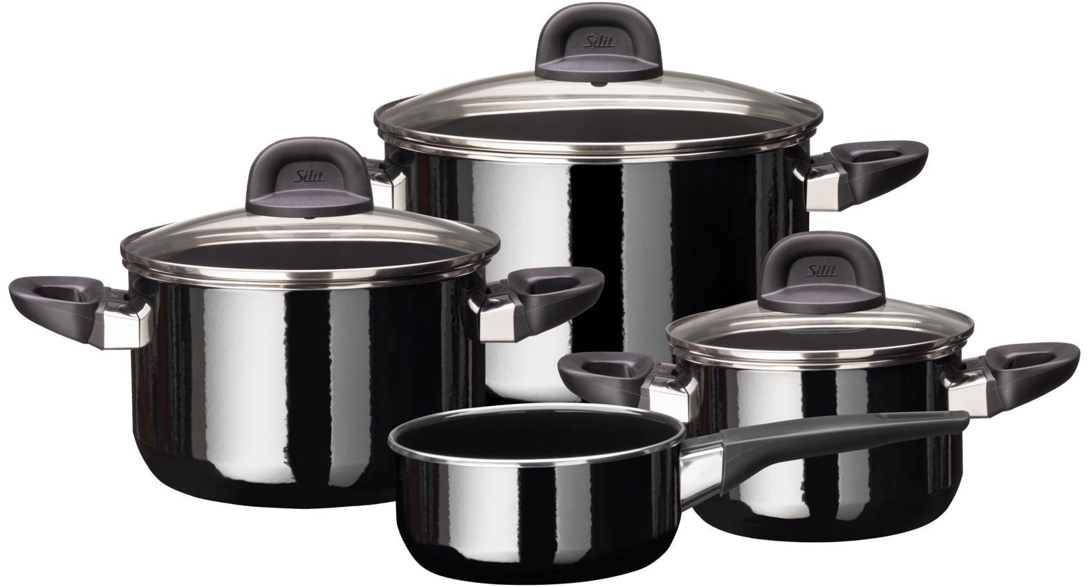 Silit Silargan® Modesto Topf-Set 4-teilig Black
