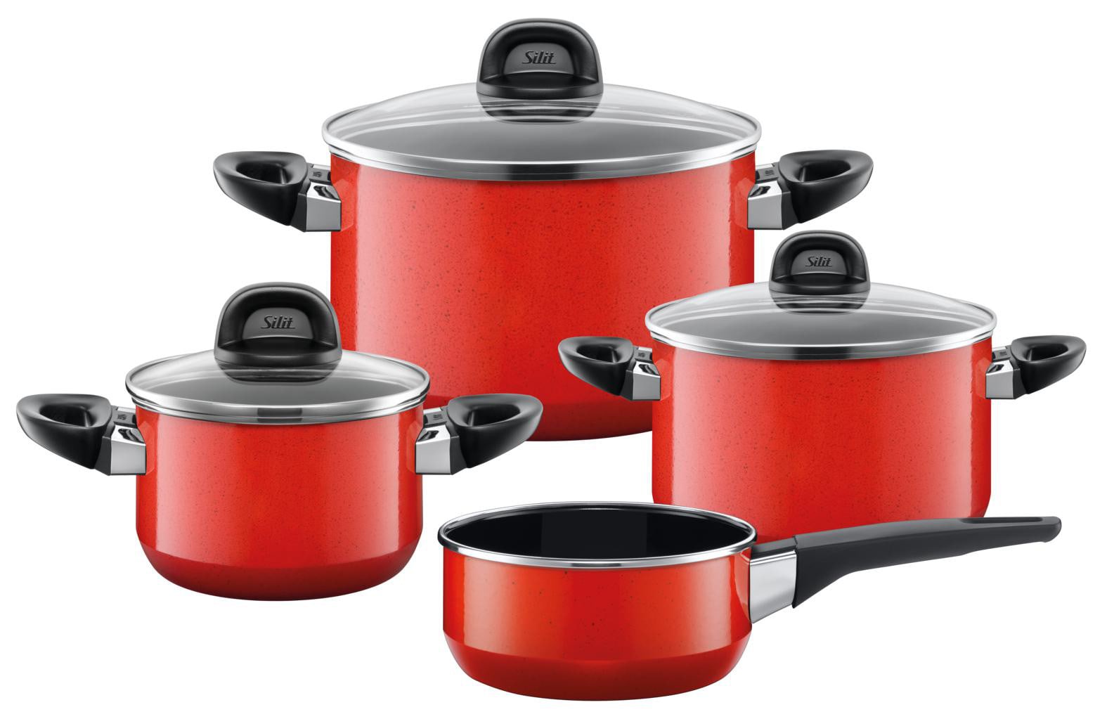 Silit Silargan® Modesto Topf-Set 4-teilig Red
