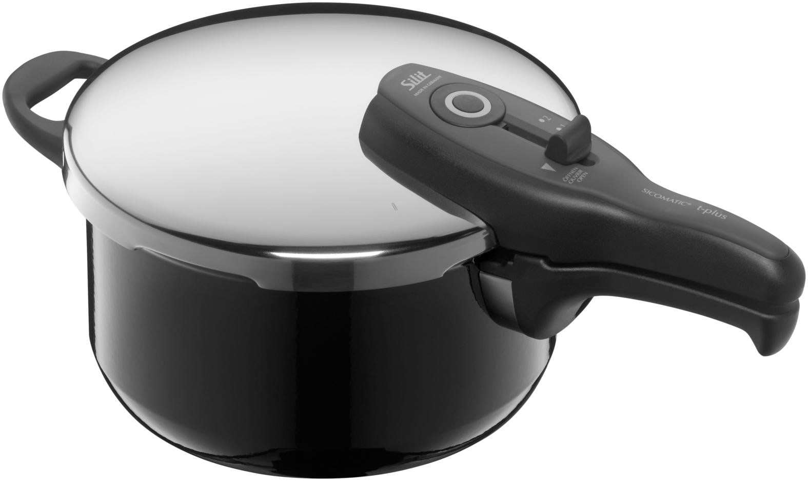 Silit Silargan® Sicomatic t-Plus Schnellkochtopf 22 cm 4,5 l Black