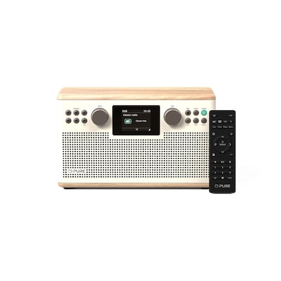 Pure Classic H6 Digitalradio Cotten White/Oak EU/UK