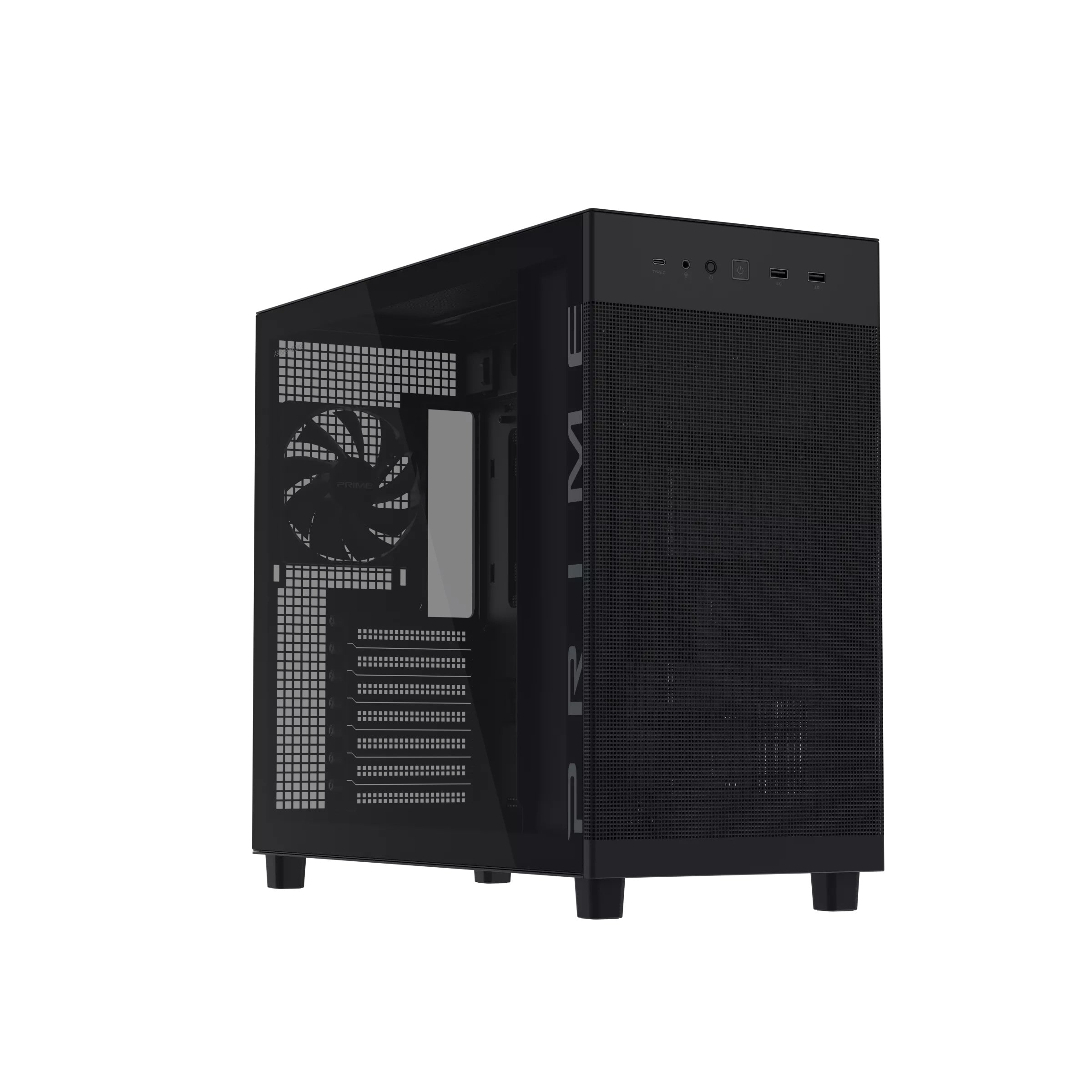 ASUS Prime AP303 Gaming PC Gehäuse Midi-Tower Black