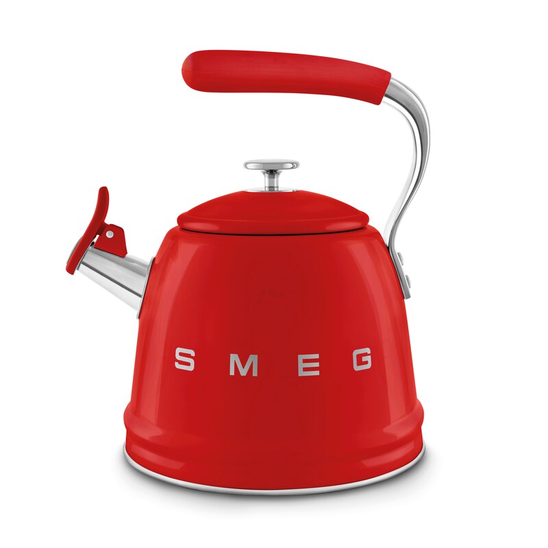 Smeg Wasserkocher 2,3 L Rot Edelstahl