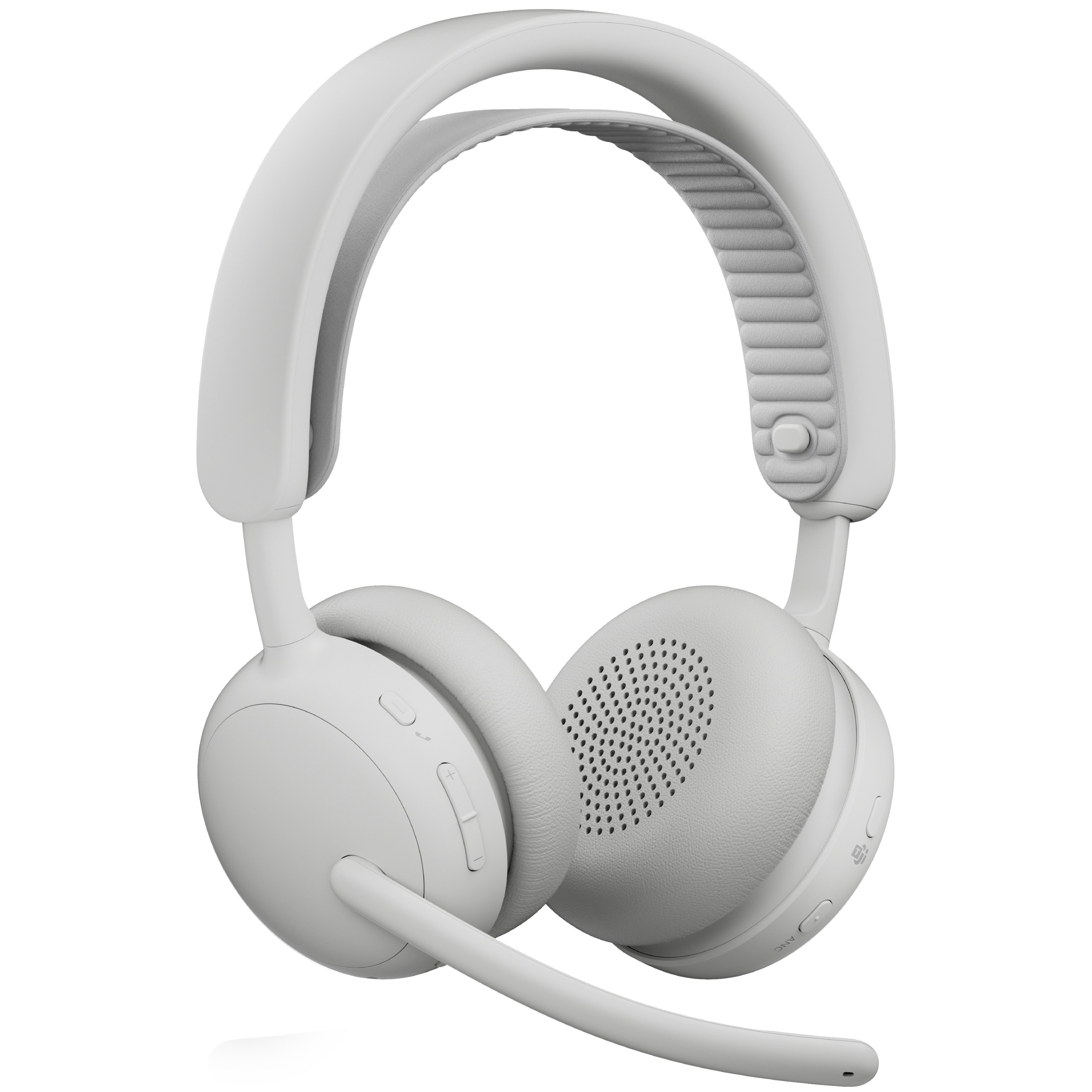 Logitech Zone Wireless 2 ES for Business Weiß, Kabelloses USB-Headset mit adaptiver Hybrid-ANC, Mikrofon mit Geräuschunterdrückung, inkl. Empfänger, Microsoft Teams zertifiziert