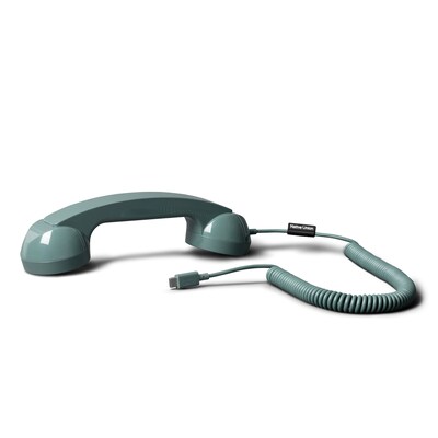 Native Union  POP Phone Retro Telefonhörer USB-C schiefergrün | 04895200487104