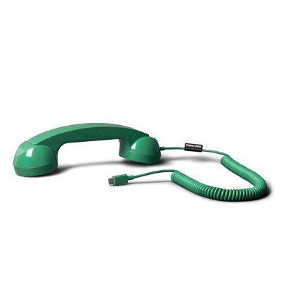 Native Union  POP Phone Retro Telefonhörer USB-C kiefergrün | 04895200487050