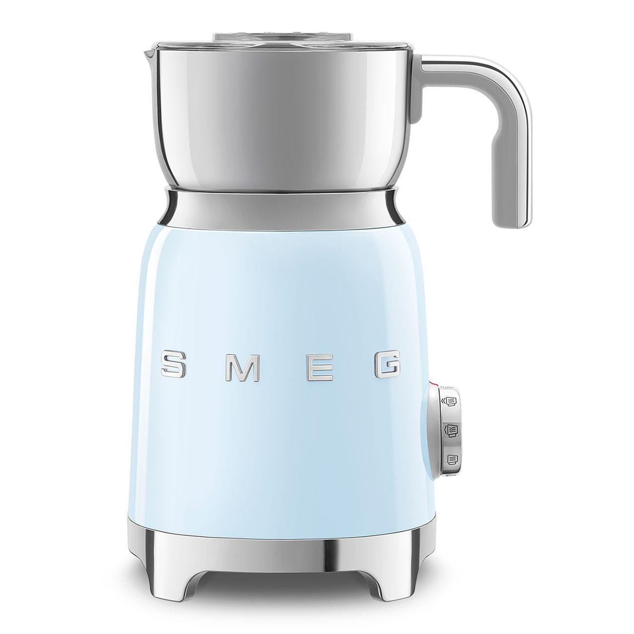 Smeg 50S Style Milchaufschäumer Pastellblau Mff11pbeu