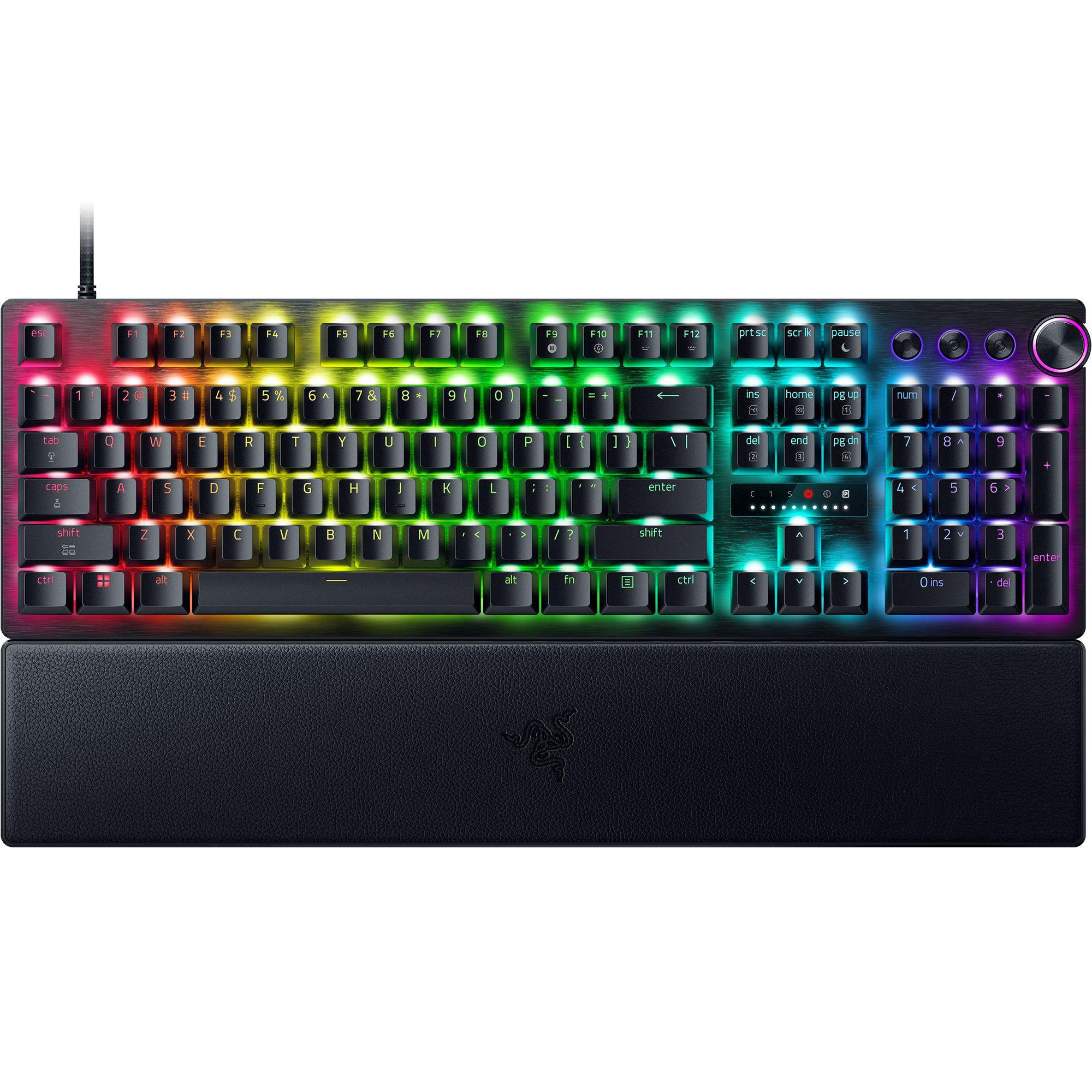 RAZER Huntsman V3 Pro 8K Gaming Tastatur kabelgebunden, Mechanisch, Schwarz