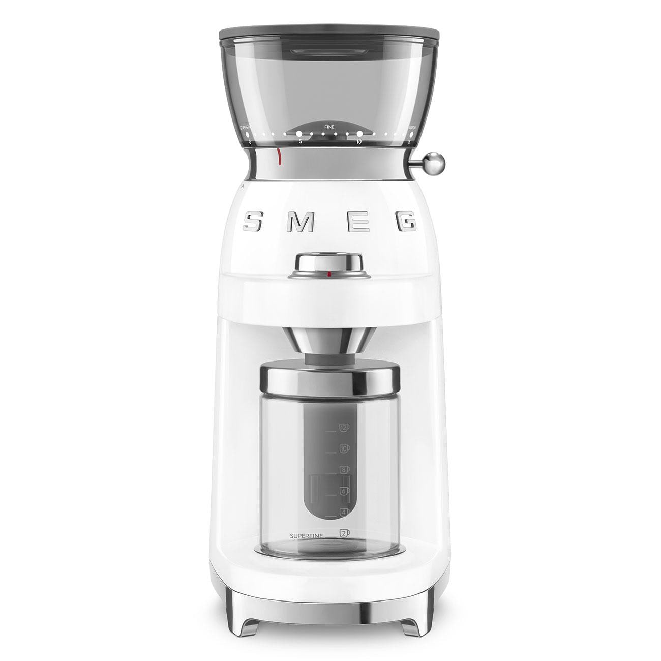 Smeg Kaffeemühle 50's Style Weiß