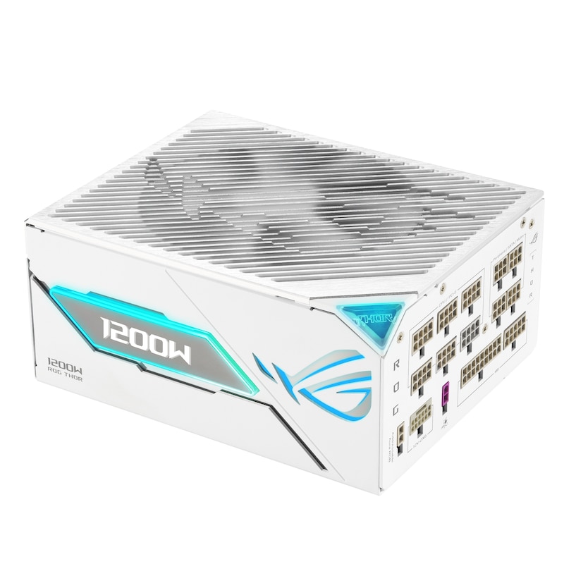 PLATINUM günstig Kaufen-ASUS ROG Thor Platinum 1200P III 1200W Platinum White Gaming Netzteil Modular PCIe5.0. ASUS ROG Thor Platinum 1200P III 1200W Platinum White Gaming Netzteil Modular PCIe5.0 <![CDATA[• Gaming Netzteil mit 1200 Watt, 80+ Platinum, PCIe5.0 • Voll Modulares K