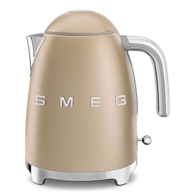 SMEG KLF03CHMEU 50s Style Wasserkocher Champagner-Matt