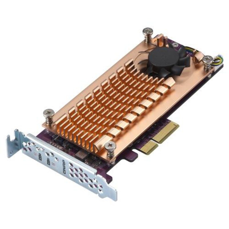 PRO SD günstig Kaufen-QNAP QM2 Card QM2-2P-244A Dual-M.2-22110/2280-PCIe-SSD Erweiterungskarte. QNAP QM2 Card QM2-2P-244A Dual-M.2-22110/2280-PCIe-SSD Erweiterungskarte <![CDATA[• Dual-M.2-22110/2280-PCIe-SSD Erweiterungskarte • PCIe und Lanes: PCIe Gen. 2 x 4 • PCIe Low-Profi