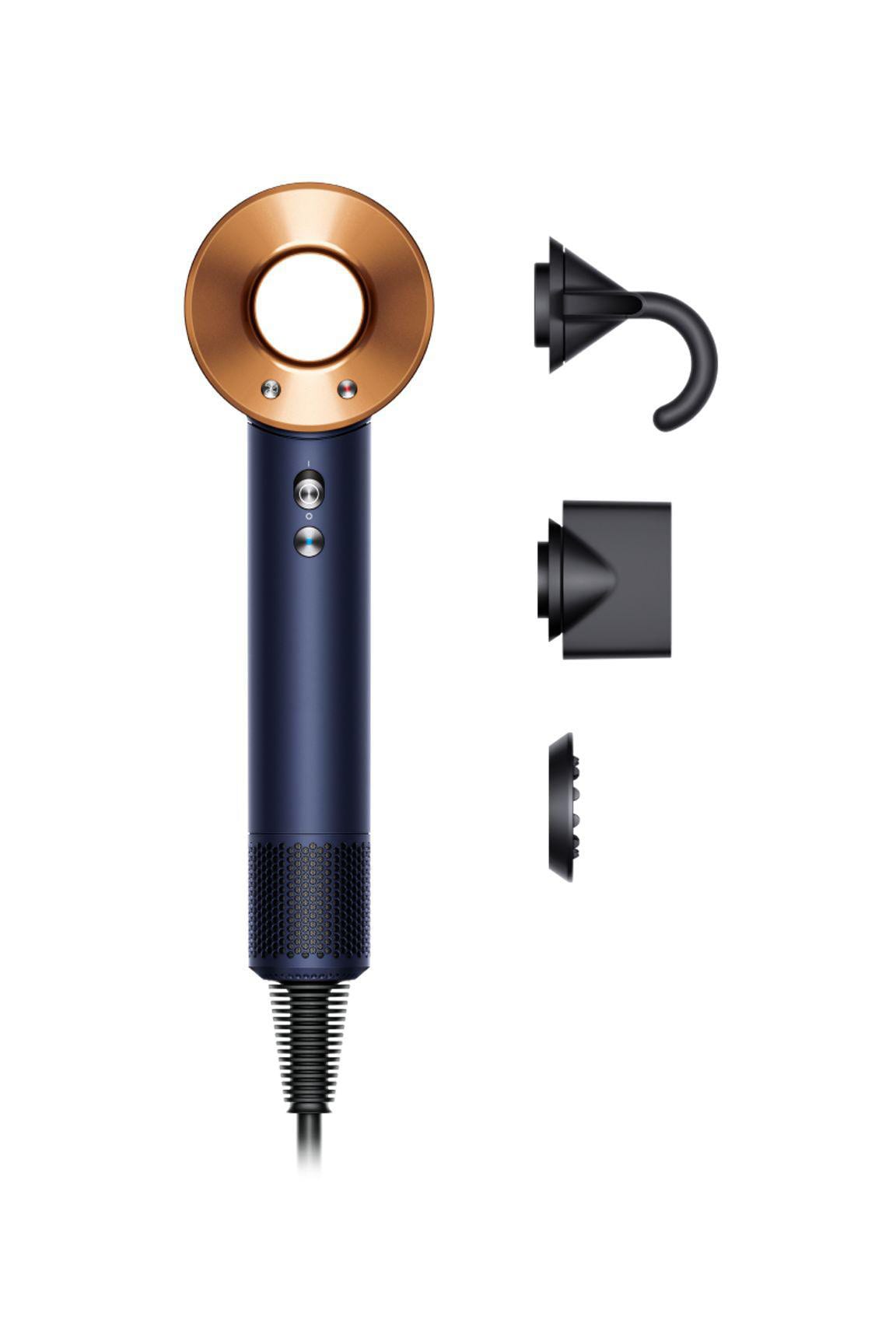 Dyson Supersonic Haartrockner Straight+Wavy Nachtblau/Kupfer