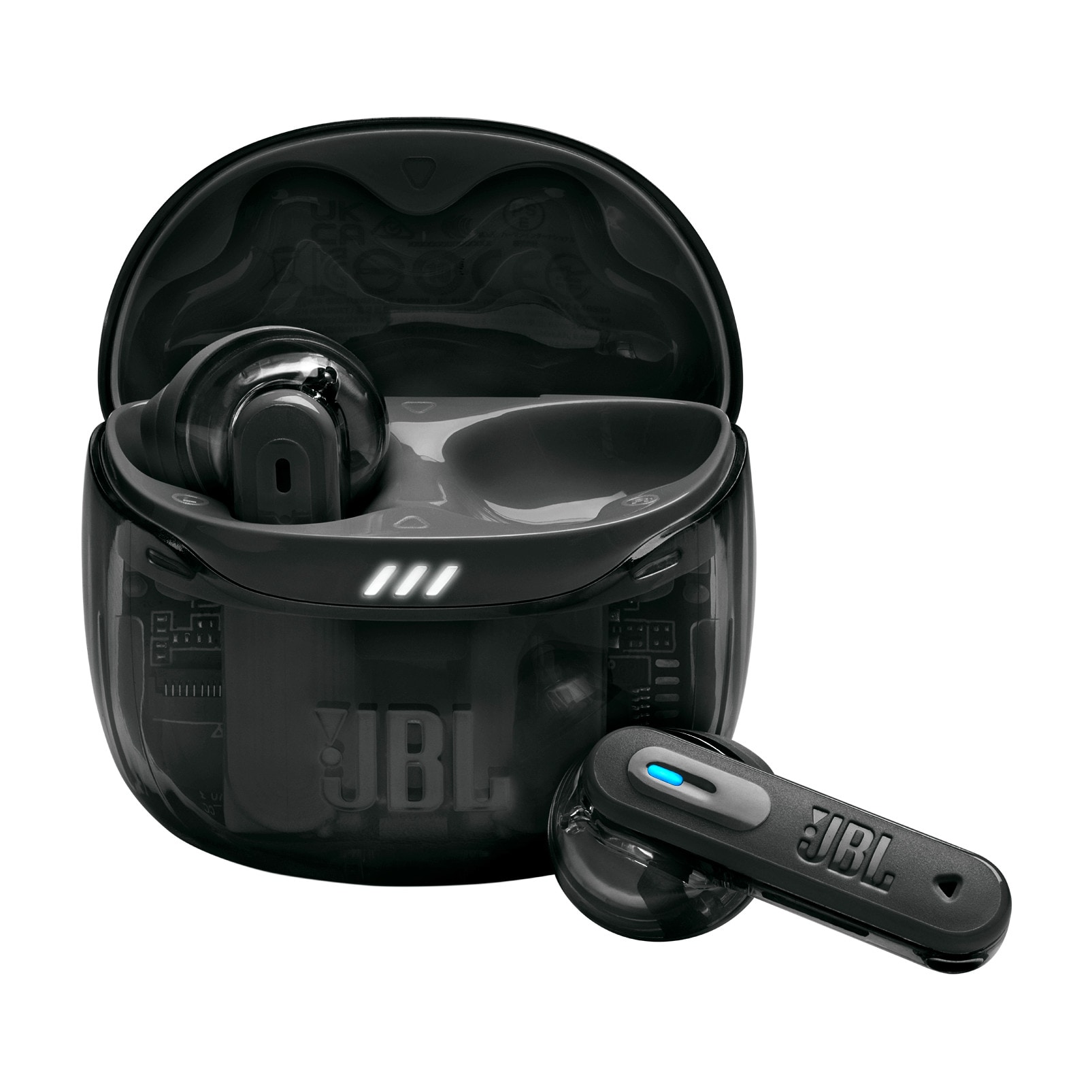 JBL TUNE FLEX 2 - True Wireless In Ear-Kopfhörer Noise Cancelling schwarz transparent