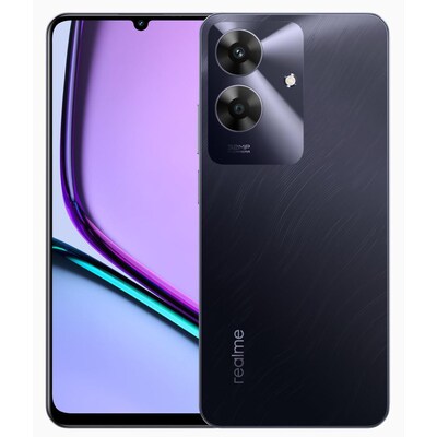 Realme Note 60 Marble Black Smartphone (6GB RAM, 128GB Speicher) Android 14