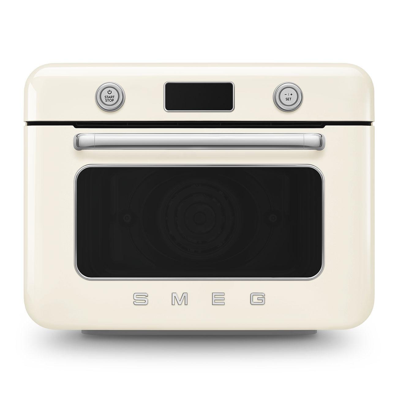 Smeg 50'S Style Kombi-Tisch-Dampfbackofen Creme Cof01creu