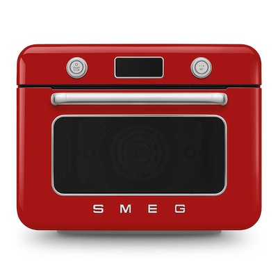 Smeg 50's Style Kombi-Tisch-Dampfbackofen Rot