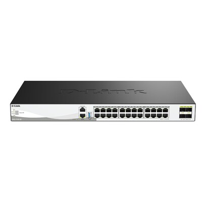 D-Link  DXS-3130-28/E 24 x 10G Base-T ports + 4 x 10G/25G SFP28 ports Stack Switch Managed Switch | 00790069476945