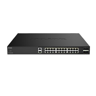 D-Link  DXS-1250-28YP/E 28-Port 10G Multi-Gigabit PoE++ Smart Managed Switch mit 4 x 25G SFP28 Ports Managed Gigabit Switch | 00790069478598