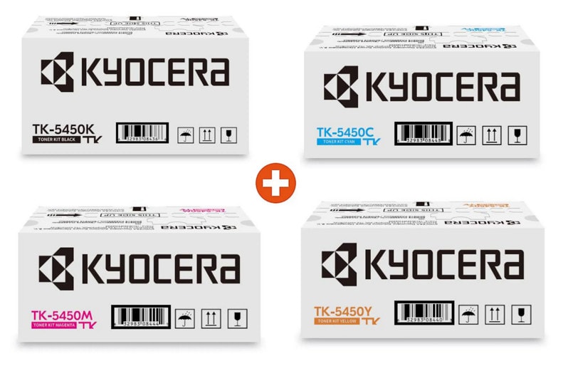 Kyocera Toner Multipack (BK, C, M, Y) für Kyocera ECOSYS MA2600 und ECOSYS PA2600