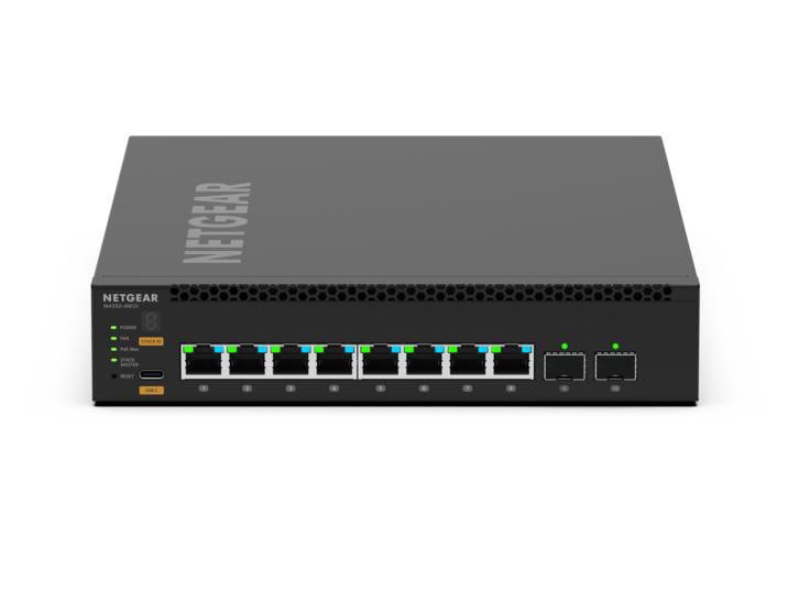 NETGEAR M4350-8M2V (MSM4310) 8x2.5G PoE++ (119W base, up to 551W) and 2x25G SFP28 Managed Switch