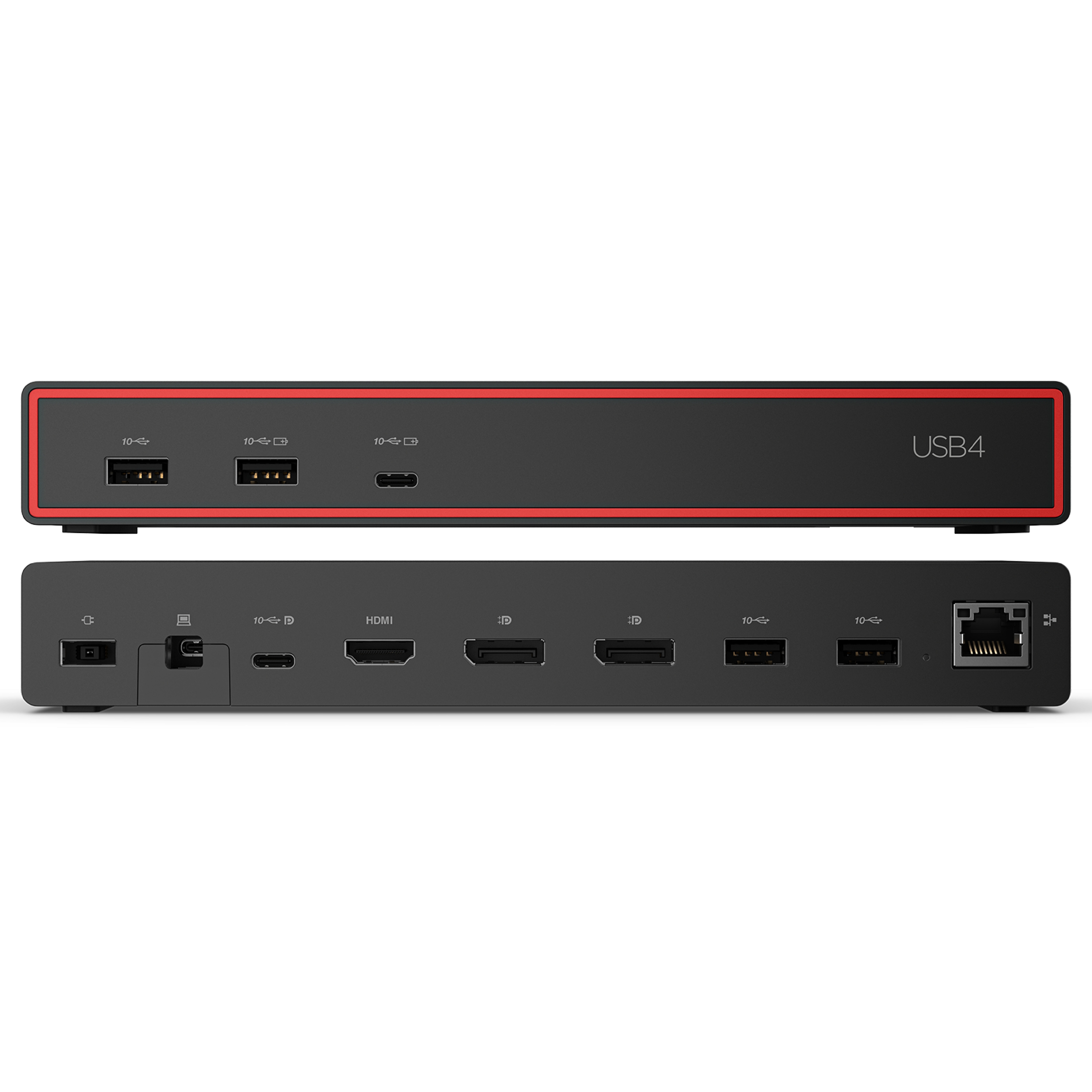 Lenovo ThinkPad USB4 Smart Dock 5500 (Fleet-Management) - 8K/60Hz, 4K/144Hz, 2x DP, 1x HDMI, 5x USB-A (10Gbps) 2x USB-C, Gbit-LAN, 100W PD 3.1, 100W Netzteil
