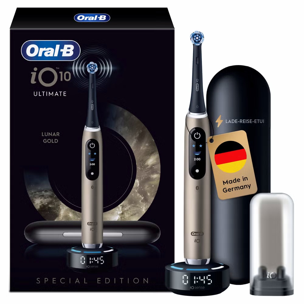 Oral-B Io Series 10 Lunar Special Edition Elektrische Zahnbürste Gold 8700216996297