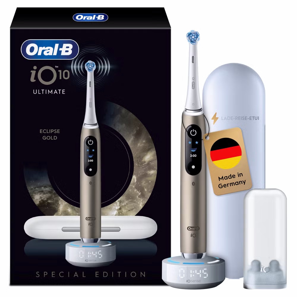 Oral-B Io Series 10 Eclipse Special Edition Elektrische Zahnbürste Gold 996402