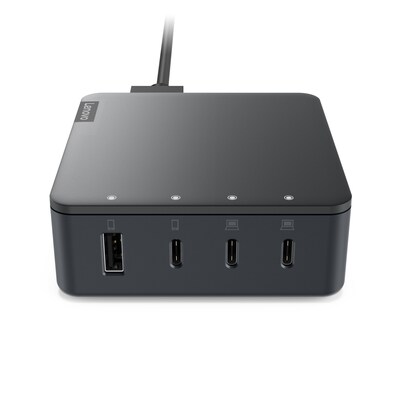 Lenovo  Go Multiport-Ladegerät 130W, USB-C Stromversorgung, 3x USB-C, 1x USB-A | 00195892033943