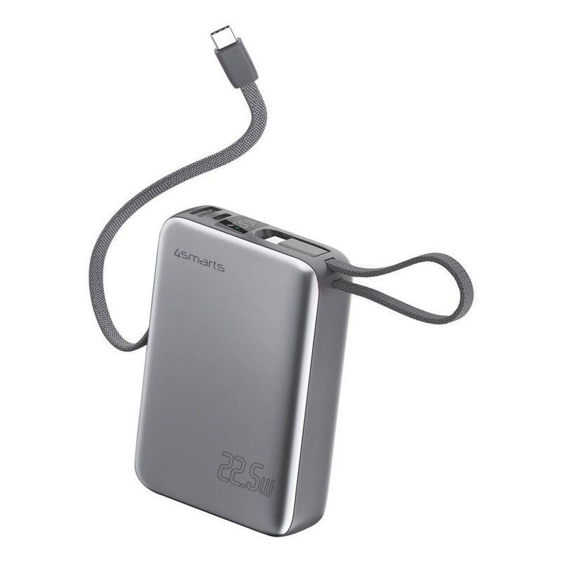 Pocket Dual günstig Kaufen-4smarts Powerbank Pocket Dual Cord 20000mAh 22.5W, spacegrau. 4smarts Powerbank Pocket Dual Cord 20000mAh 22.5W, spacegrau <![CDATA[• 20000 mAh Kapazität • Max. Ladeleistung: 25 W • 2 Ports zum Laden von Geräten]]>. 
