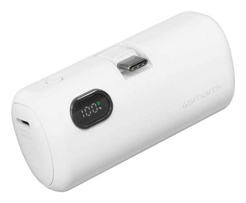 4smarts PicoFold Powerbank 5000 mAh 20 Watt Weiß
