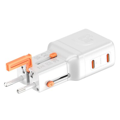 Image of 4smarts Weltreiseadapter Nomad Pocket 65W, weiß