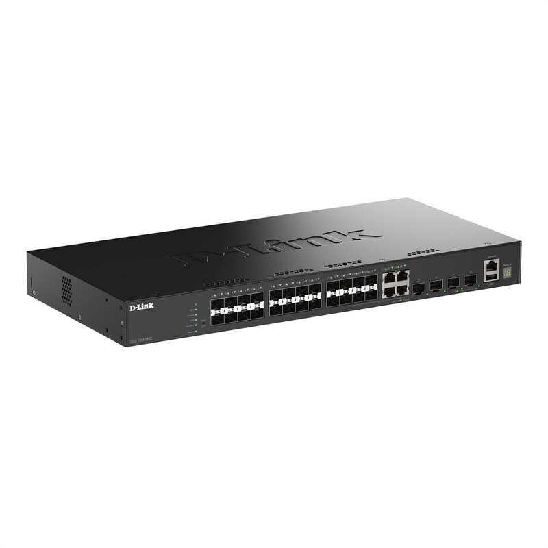 SFP günstig Kaufen-D-Link DGS-1530-28SC/E Smart Managed 20 × SFP, 4 × Combo-Ports, 4 × 10G SFP+. D-Link DGS-1530-28SC/E Smart Managed 20 × SFP, 4 × Combo-Ports, 4 × 10G SFP+ <![CDATA[• Managed Switch 20 x SFP - 4 x GE/SFP combo ports - 4 x 10G 