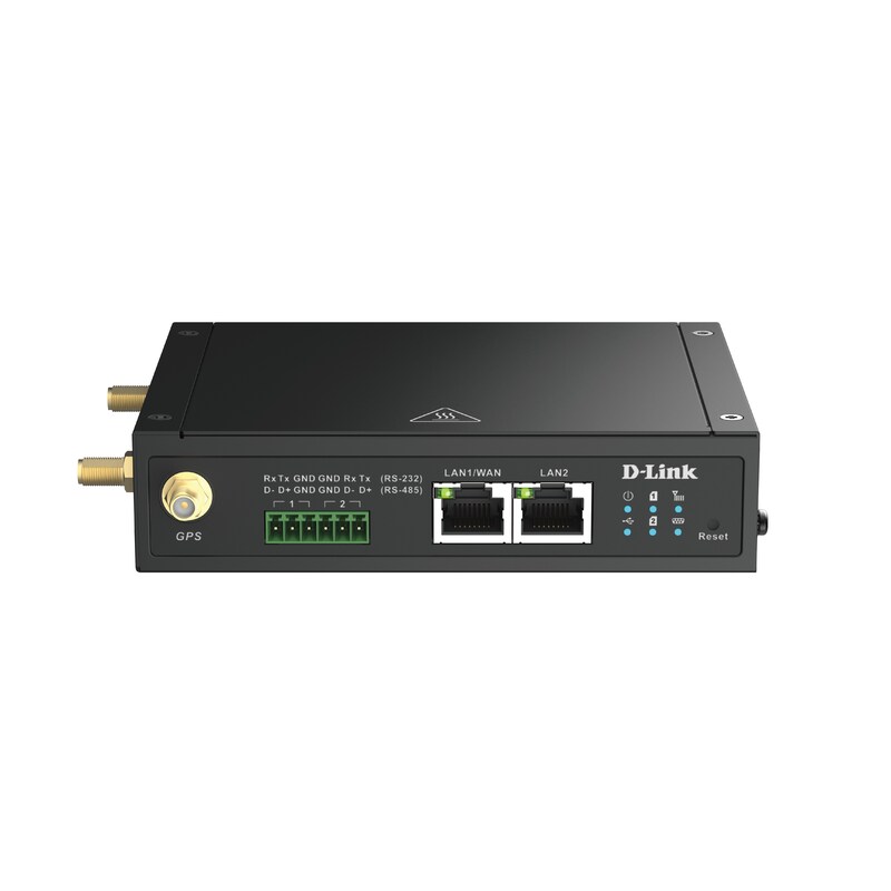 4G LTE MB USB günstig Kaufen-D-Link DOM-530-TSO ​4G LTE IIoT RTU Gateway 2x SIM. D-Link DOM-530-TSO ​4G LTE IIoT RTU Gateway 2x SIM <![CDATA[• 4G IIoT Gateway mit 2 SIM-Slots • Geschwindigkeit bis 150Mbit/s über LTE • 1x LAN, 1x WAN-Ports, 1x USB, SD-Kartensteckplatz • 