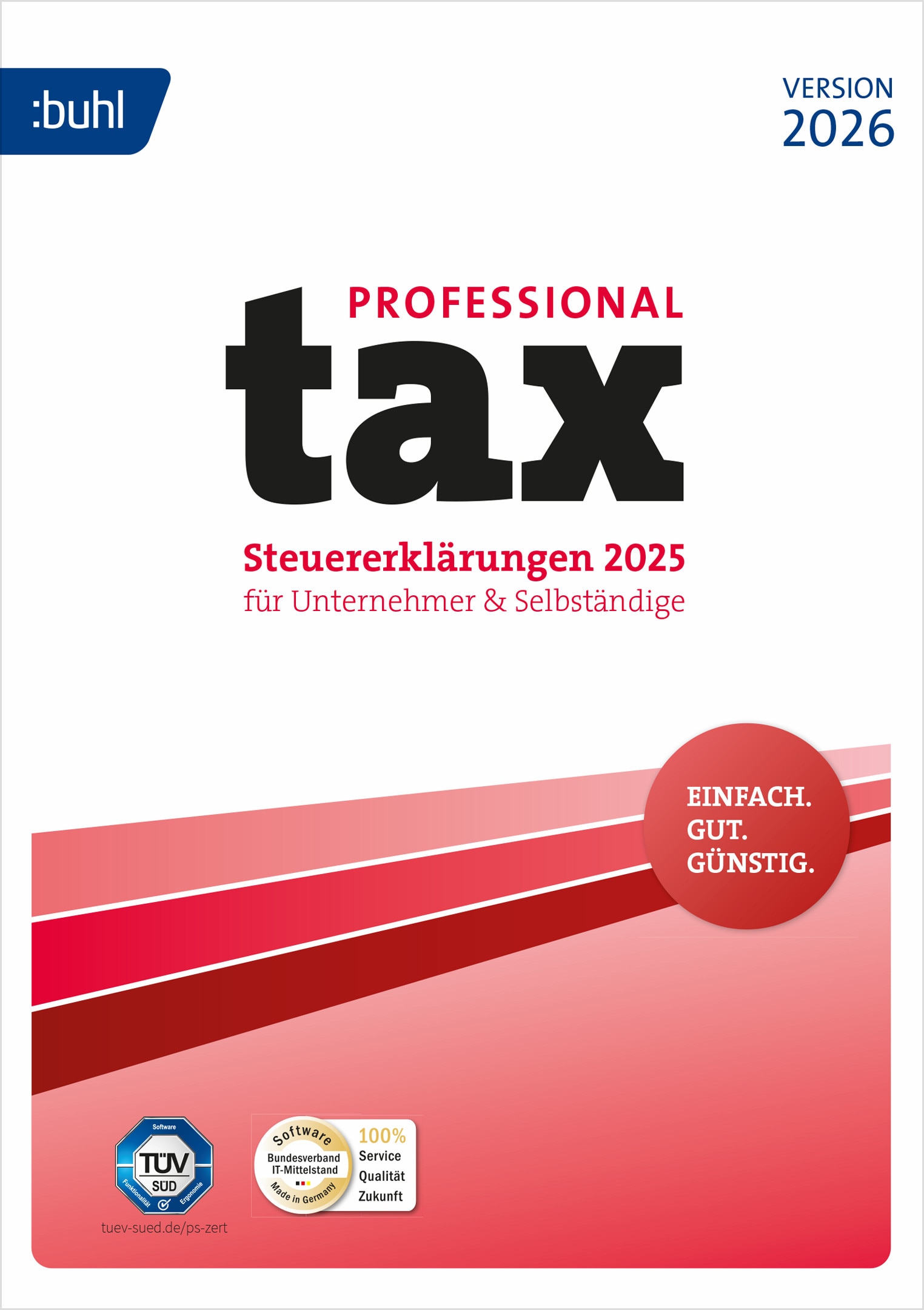 Buhl Data tax Professional 2026 | Download & Produktschlüssel
