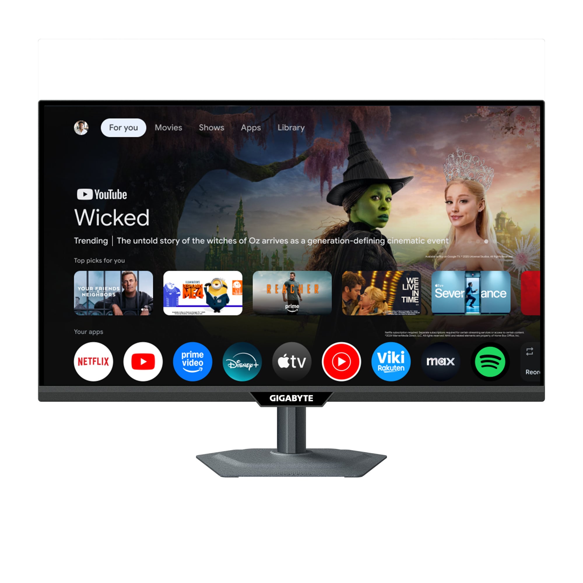 GIGABYTE M27QS 27 Zoll WQHD Fast IPS Panel 16:9 180 Hz Gaming Monitor