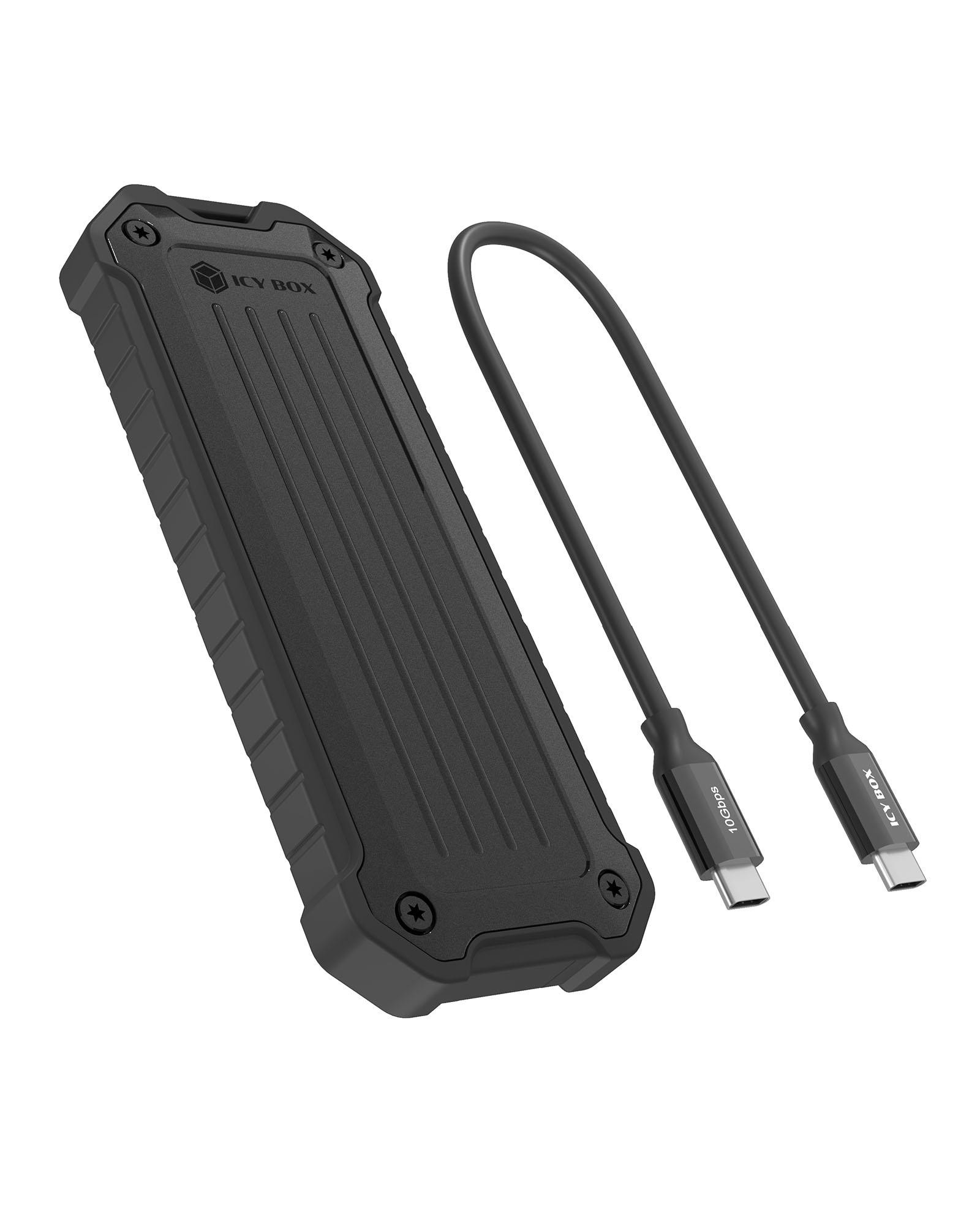 RaidSonic Icy Box IB-1827MCP-C31 NVMe SSD USB 3.2 Type-C Gehäuse schwarz