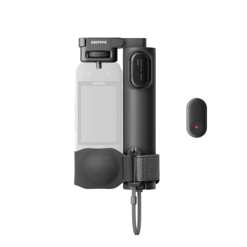 Halterung,Steckdosenleiste günstig Kaufen-Insta360 Fernbedienungs-Kit für den zusammenklappbaren 2-in-1 Selfie-Stick (1/4"-Halterung). Insta360 Fernbedienungs-Kit für den zusammenklappbaren 2-in-1 Selfie-Stick (1/4"-Halterung) <![CDATA[• Selfistick mit Fernbedienung • Material: 